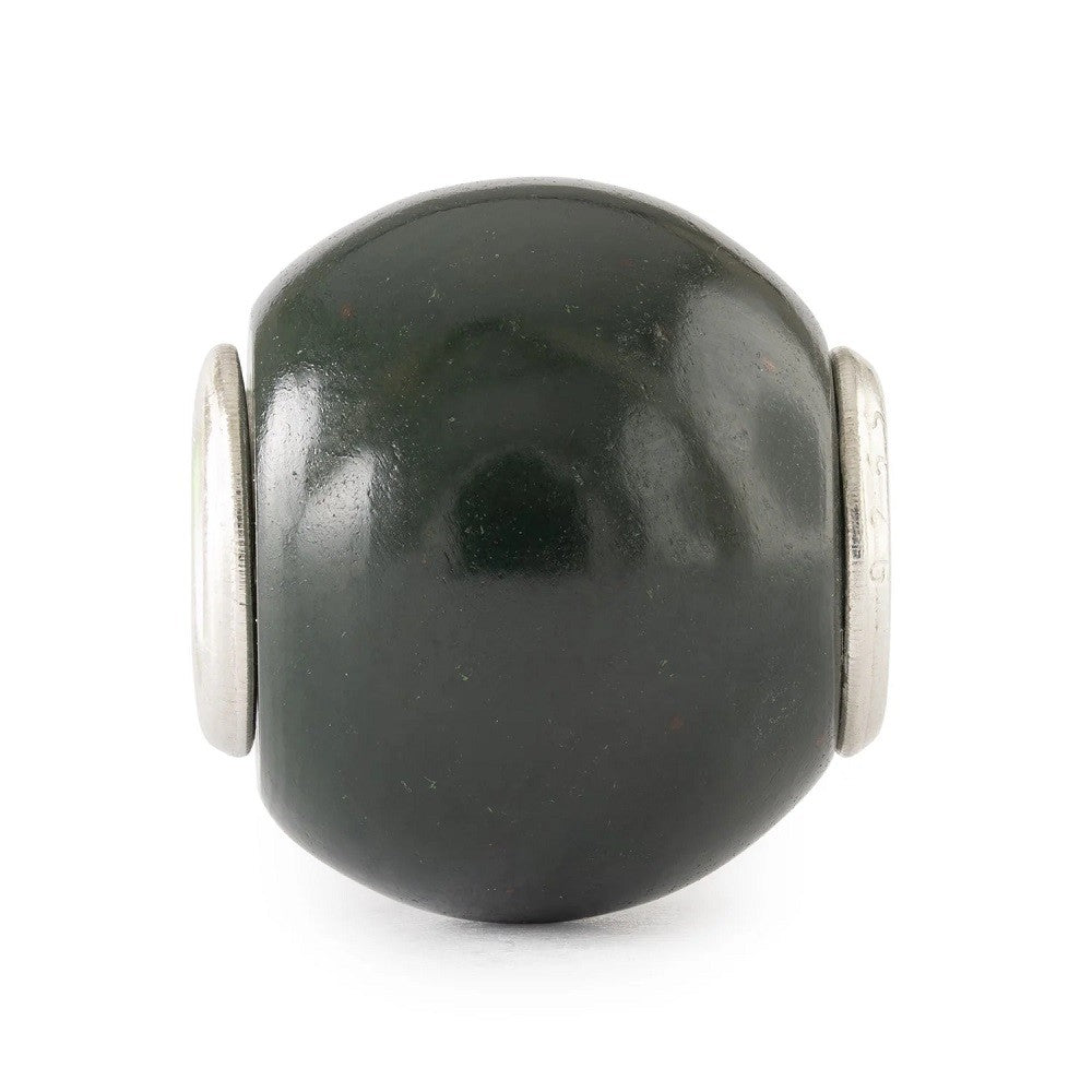 Beads TROLLBEADS Calcedonio Verde Rotondo - TSTBE-00043 - immagine 2