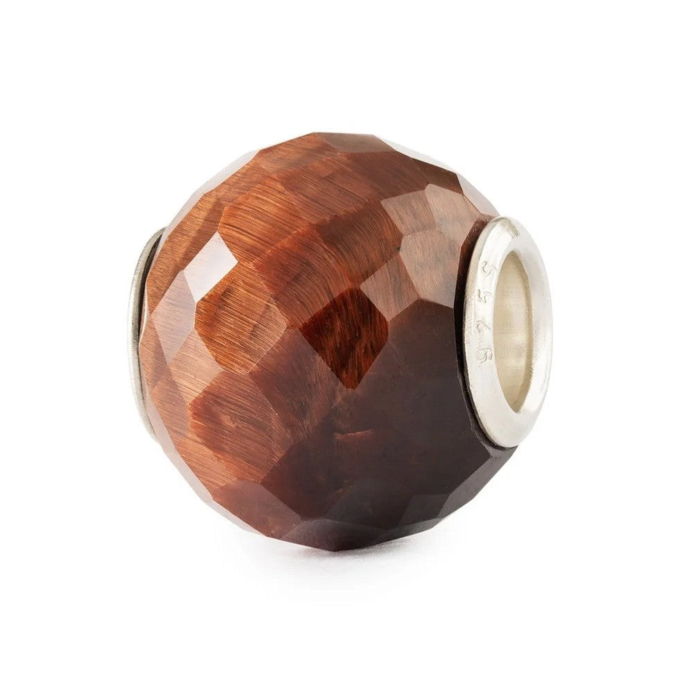 Beads TROLLBEADS Occhio di Tigre Rosso Rotondo Sfaccettato - TSTBE-00045 - immagine 3
