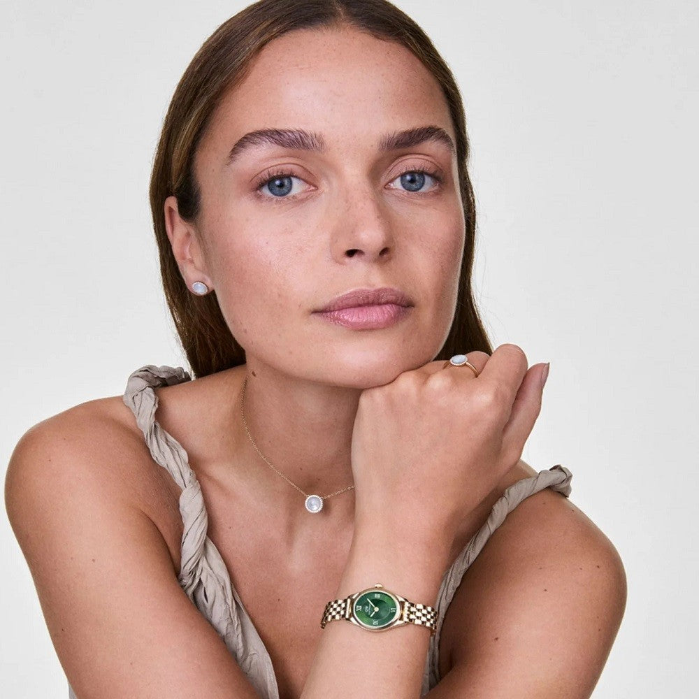 Orologio Donna DANIEL WELLINGTON Ophelia Mini Emerald Gold - DW00100804