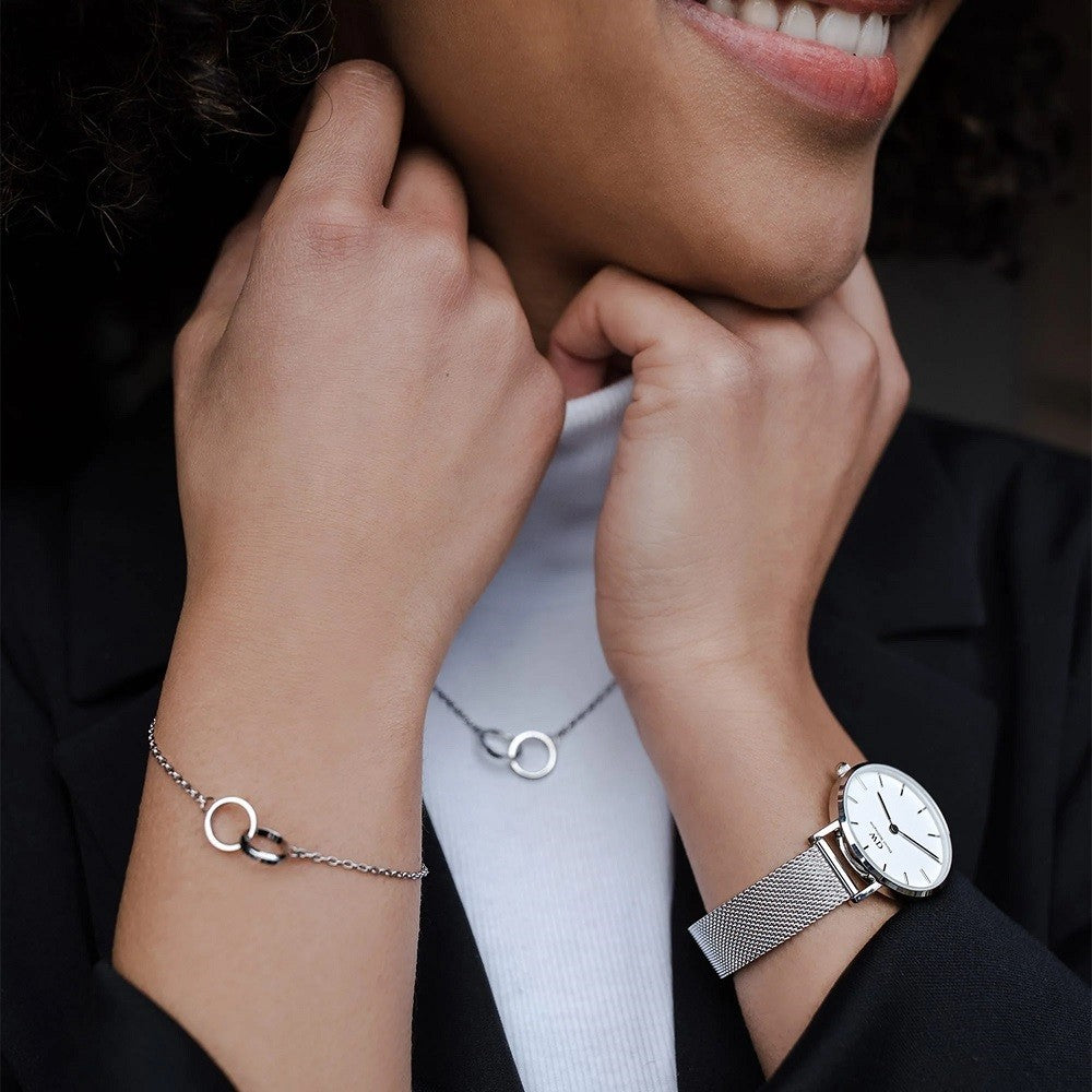 Orologio Donna DANIEL WELLINGTON Petite Sterling 28 mm - DW00100220 - immagine 2