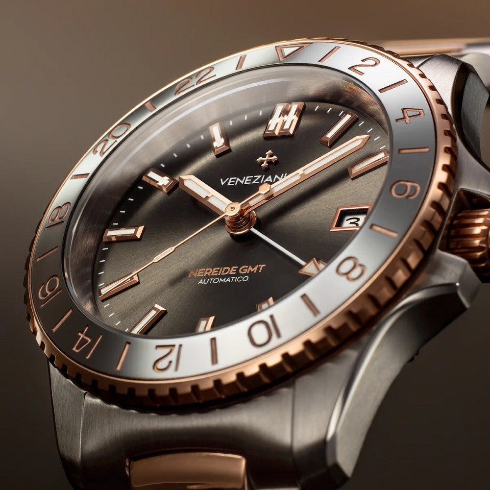 Orologio Uomo VENEZIANICO Nereide GMT Grand Tour - 3521510C - immagine 3