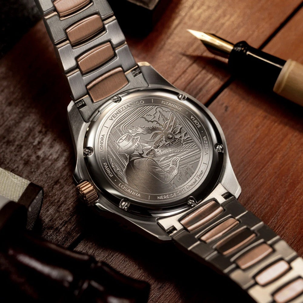 Orologio Uomo VENEZIANICO Nereide GMT Grand Tour - 3521510C - immagine 5
