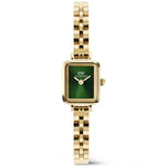 Orologio Donna DANIEL WELLINGTON Quadro Mini Emerald Sunray Gold - DW00100852