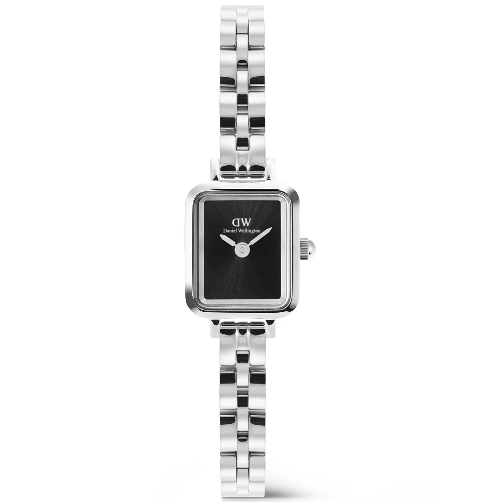 Orologio Donna DANIEL WELLINGTON Quadro Mini Onyx Sunray Silver - DW00100845