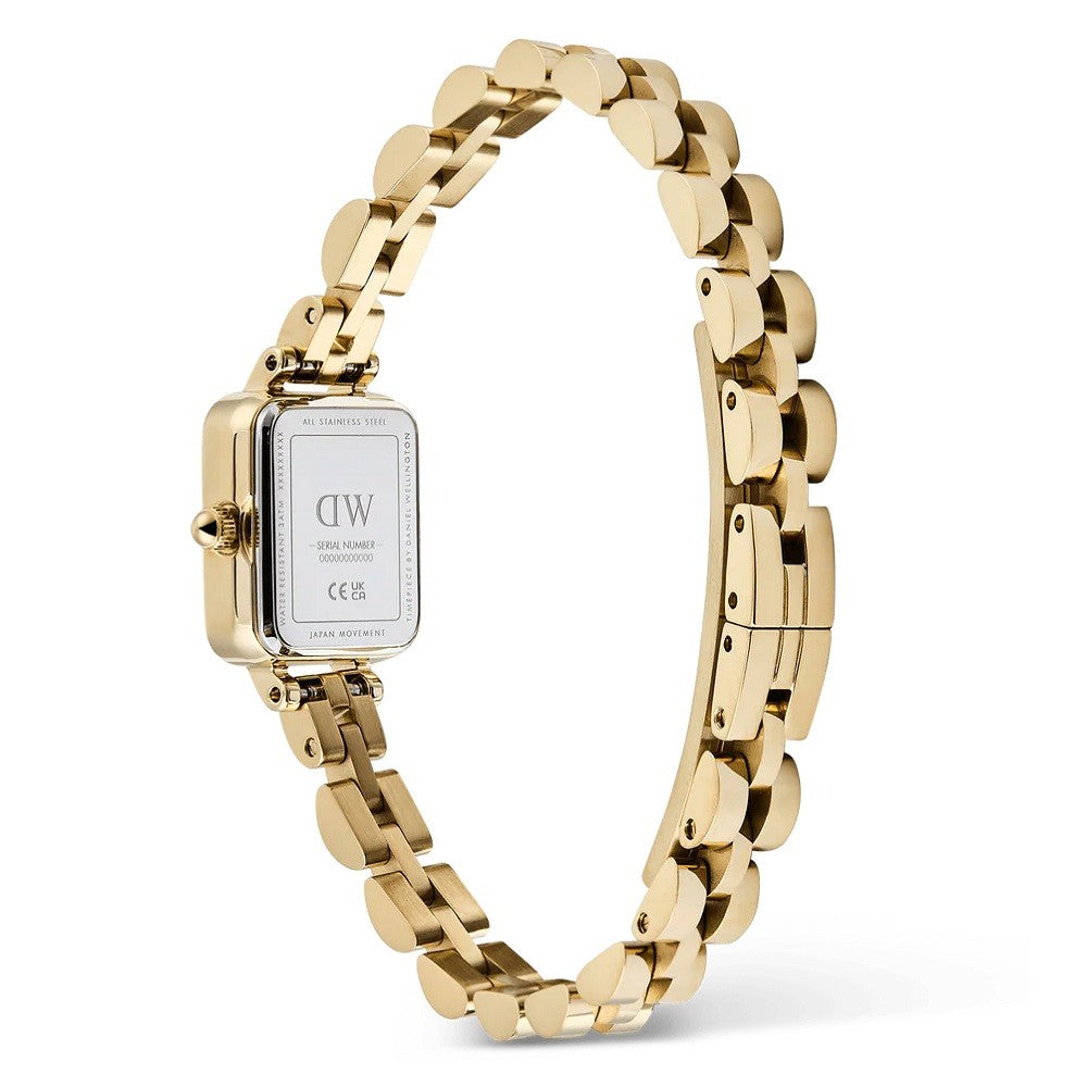 Orologio Donna DANIEL WELLINGTON Quadro Mini White Sunray Gold - DW00100850 - immagine 5