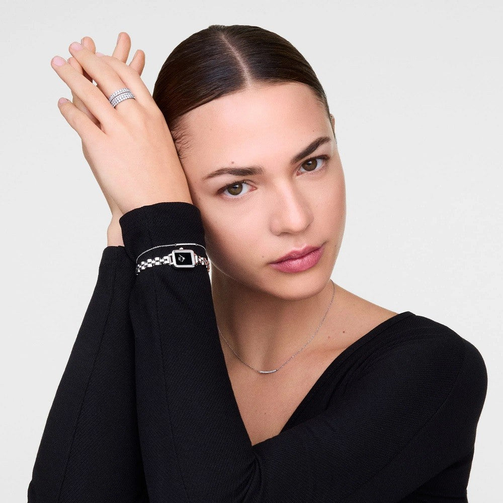 Orologio Donna DANIEL WELLINGTON Quadro Mini Onyx Sunray Silver - DW00100845 - immagine 2