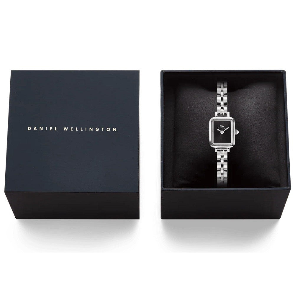 Orologio Donna DANIEL WELLINGTON Quadro Mini Onyx Sunray Silver - DW00100845 - immagine 6