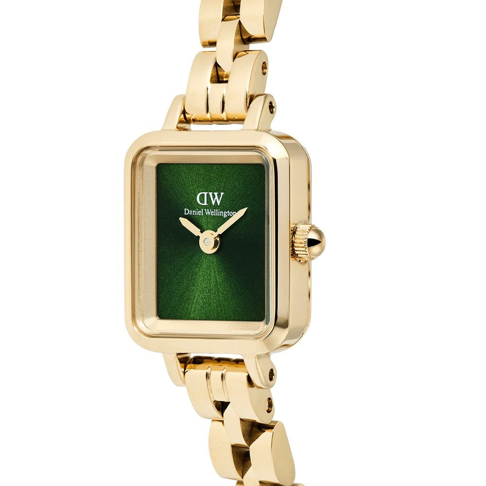 Orologio Donna DANIEL WELLINGTON Quadro Mini Emerald Sunray Gold - DW00100852 - immagine 4