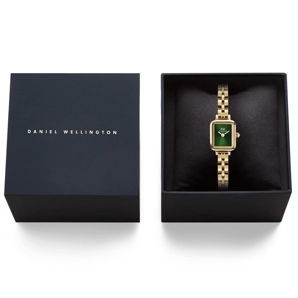 Orologio Donna DANIEL WELLINGTON Quadro Mini Emerald Sunray Gold - DW00100852 - immagine 6
