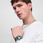 Orologio Uomo DANIEL WELLINGTON Iconic Chronograph St Mawes Arctic Panda Gold - DW00100875 - immagine 2