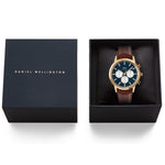 Orologio Uomo DANIEL WELLINGTON Iconic Chronograph St Mawes Arctic Panda Gold - DW00100875 - immagine 5