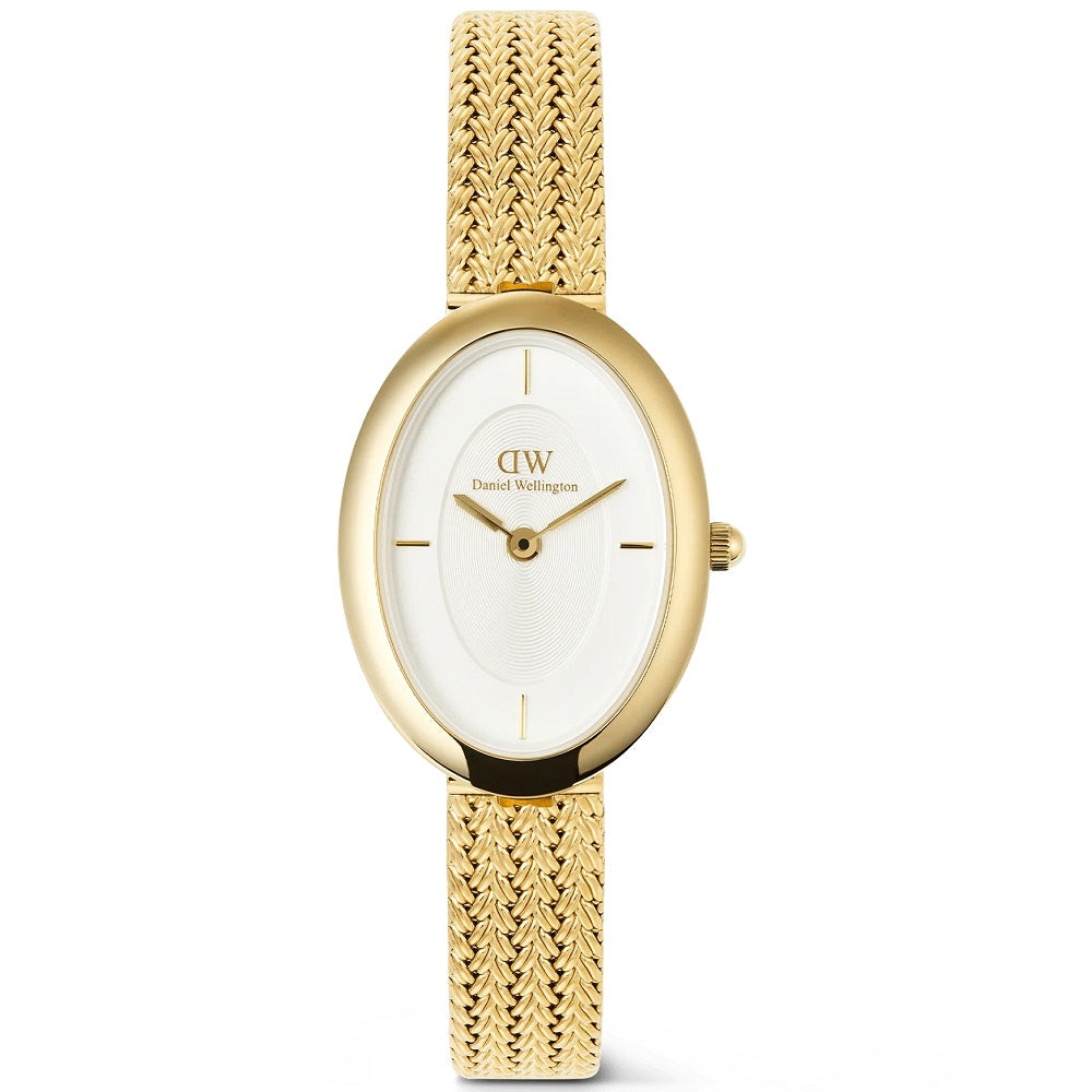 Orologio Donna DANIEL WELLINGTON Juliette Braided Mesh White Sunray Gold - DW00100882