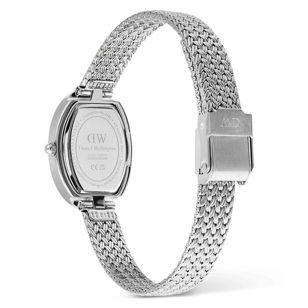 Orologio Donna DANIEL WELLINGTON Juliette Braided Mesh White Sunray Silver - DW00100884 - immagine 5