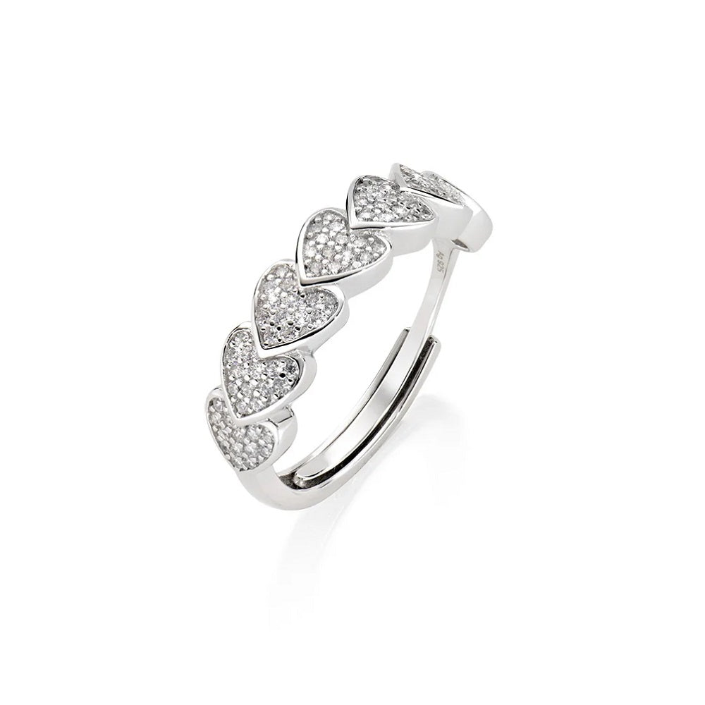 Anello Donna AMEN Cuori - R7HSCBBZ3