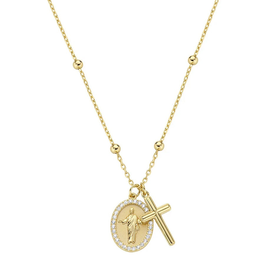 Collana Donna AMEN Sacro - CLCRCRGBZ