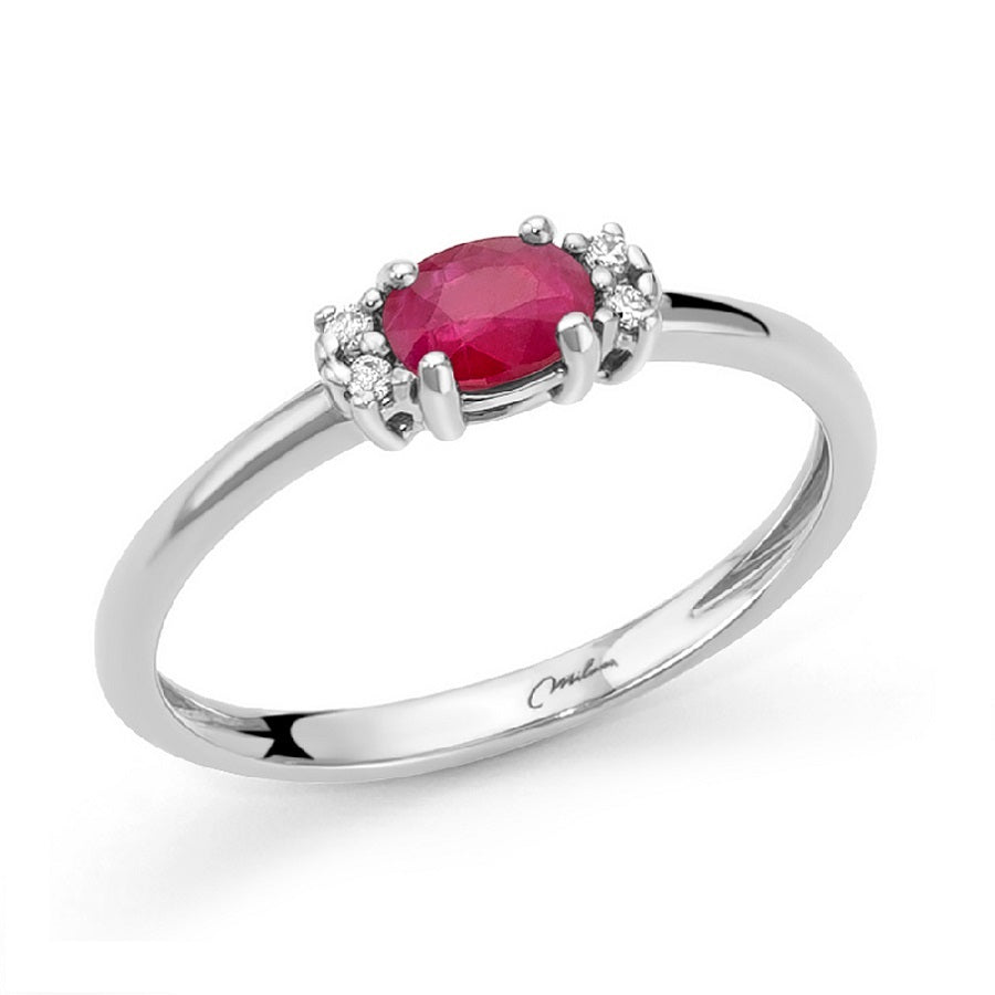 Anello Donna MILUNA Gemme Preziose 375 - LID3737X