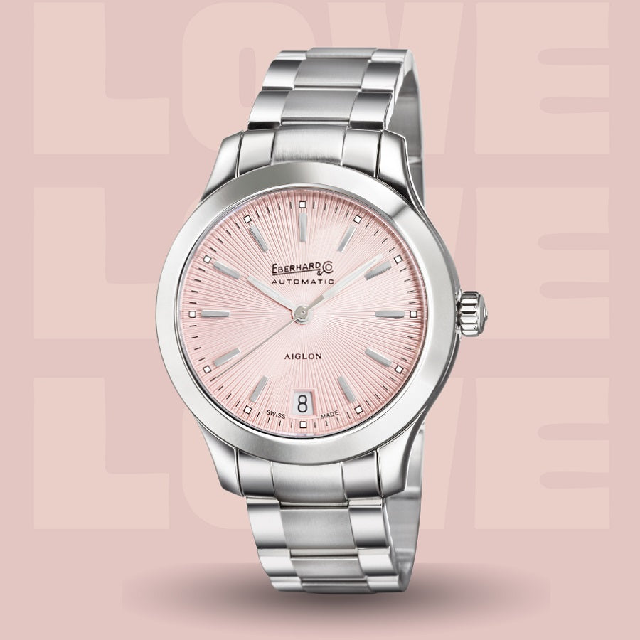 Orologio Donna EBERHARD Aiglon Dame - Quadrante Rosa - 41035.33/S CA-ROSA