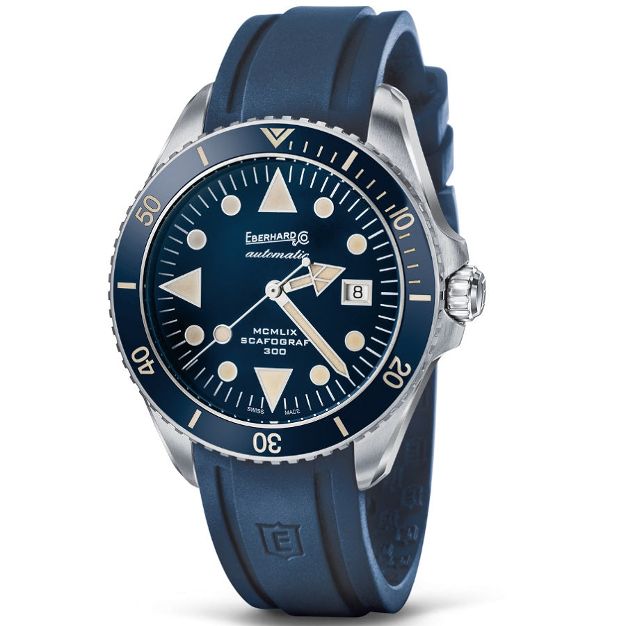 Orologio Uomo EBERHARD Scafograf 300 MCMLIX - Quadrante Blu - 41034.08/VS CU/BLU