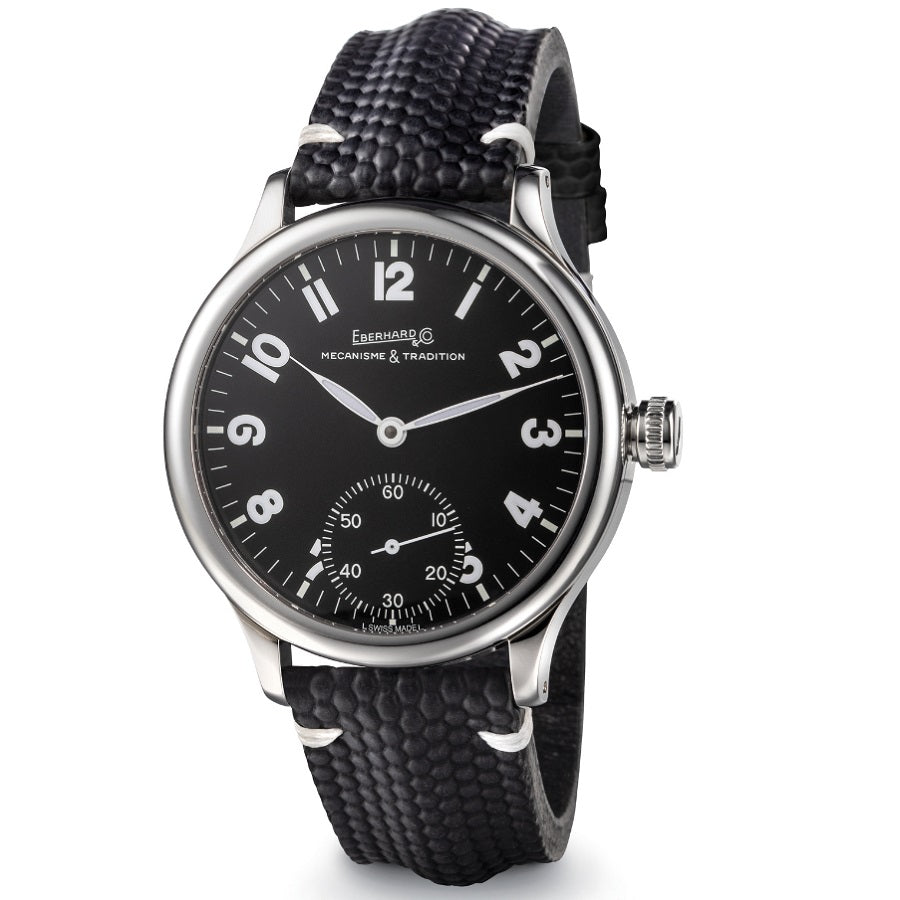 Orologio Uomo EBERHARD Traversetolo - Quadrante Nero - 21120.18 CP/NERO