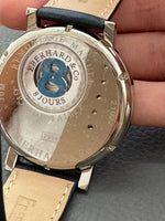 Orologio Uomo EBERHARD 8 Jours Grande Taille - Quadrante Blu - 21027.7 CP/BLU - immagine 5