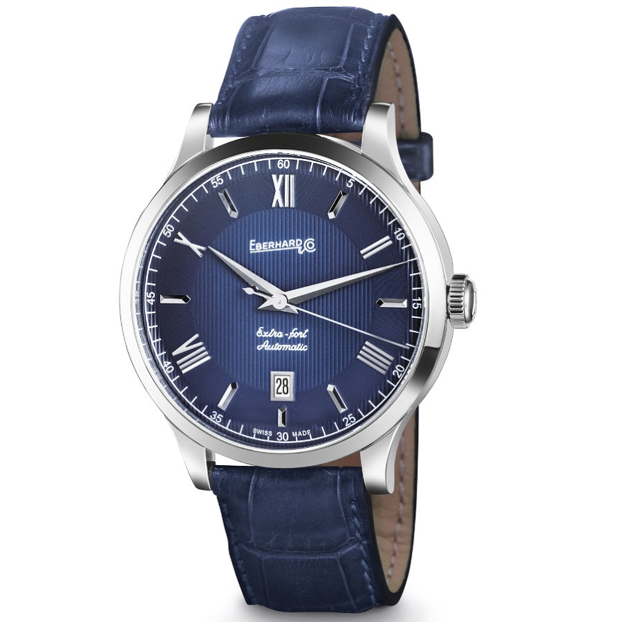 Orologio Uomo EBERHARD Extra-Fort - Quadrante Blu - 41029.9 CP/BLU