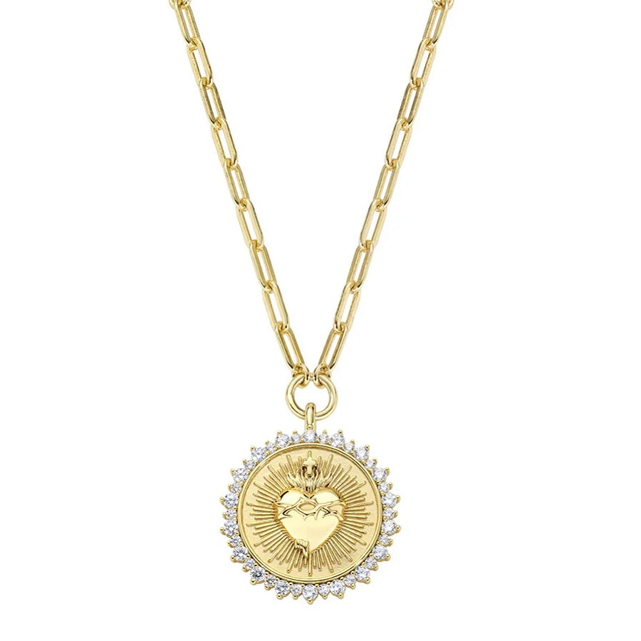 Collana Donna AMEN Sacro Cuore - CLSCTOGBZ