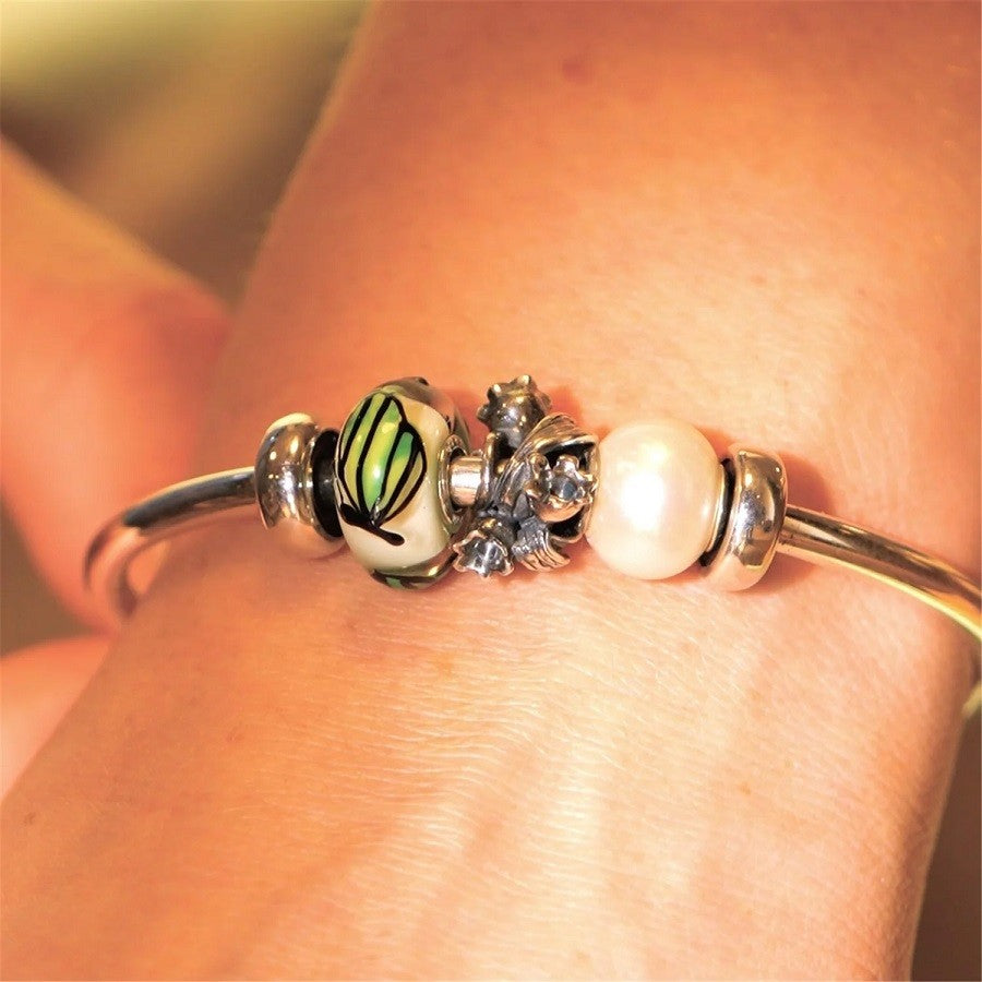 Beads TROLLBEADS Farfalla della Foresta - TGLBE-20476 - immagine 4