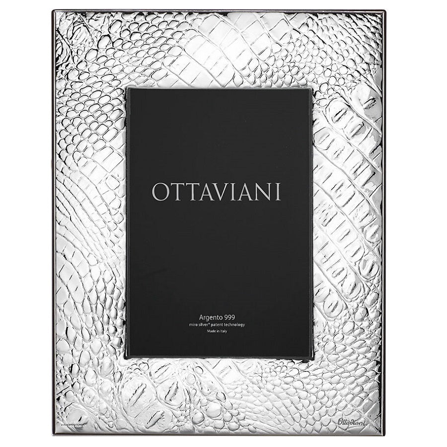 Portafoto Miro Silver OTTAVIANI Coccodrillo - 4003