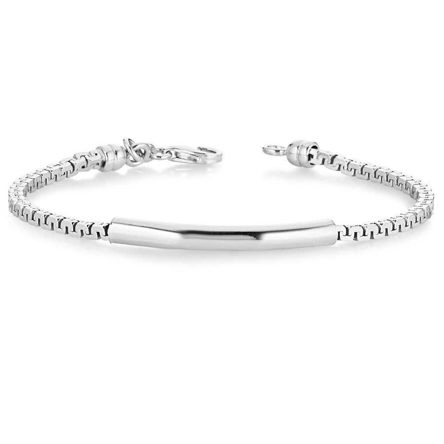 Bracciale Uomo HECTOR by MARCELLO PANE Silver - BRUR045