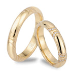 Coppia Fedi POLELLO Anniversario 50° - 3452DG/3452UG
