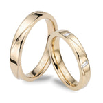 Coppia Fedi POLELLO Anniversario 50° - 3453DCH/3453UCH