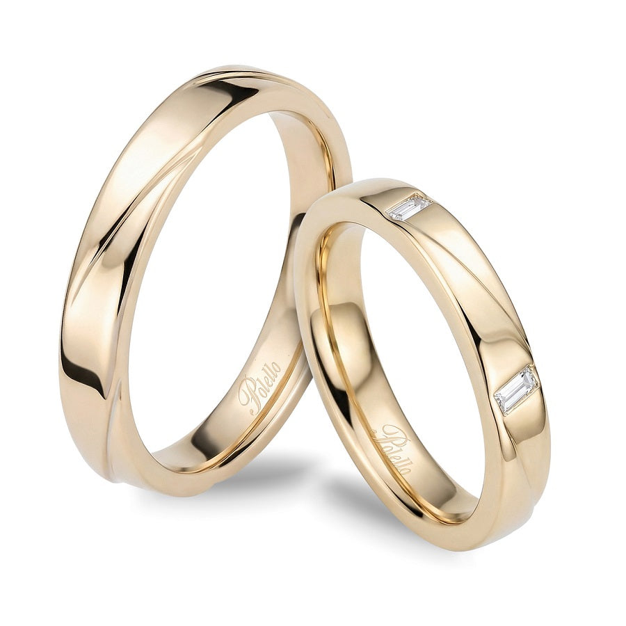Coppia Fedi POLELLO Anniversario 50° - 3453DCH/3453UCH