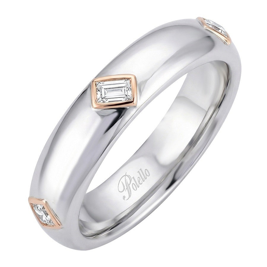 Coppia Fedi POLELLO Anniversario 50° - 3451DPTR/3451UPT