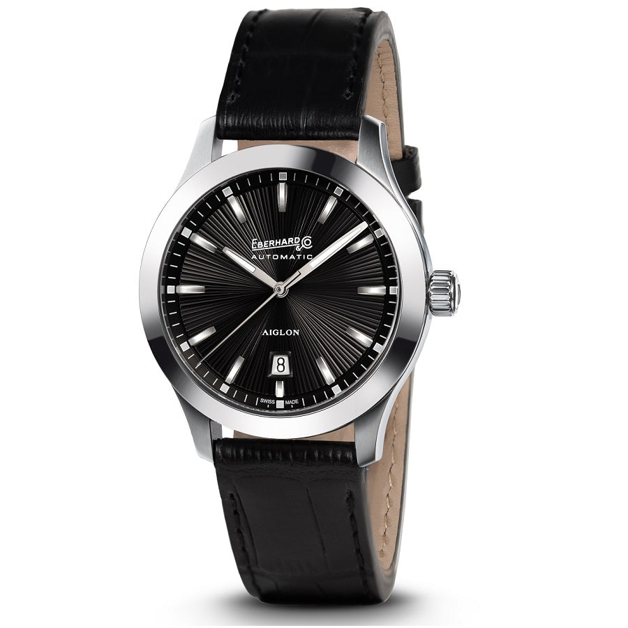 Orologio Uomo EBERHARD Aiglon Grande Taille - Quadrante Nero - 41030.32 SE CP/BLACK