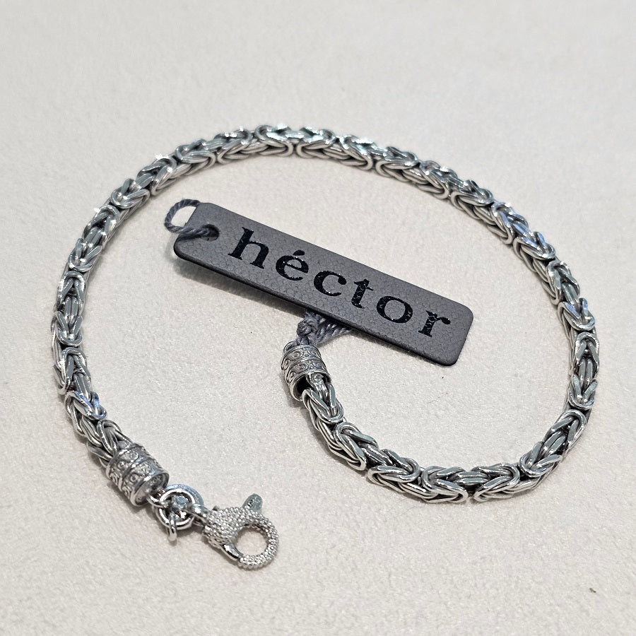 Bracciale Uomo HECTOR by MARCELLO PANE Silver - BRUR042