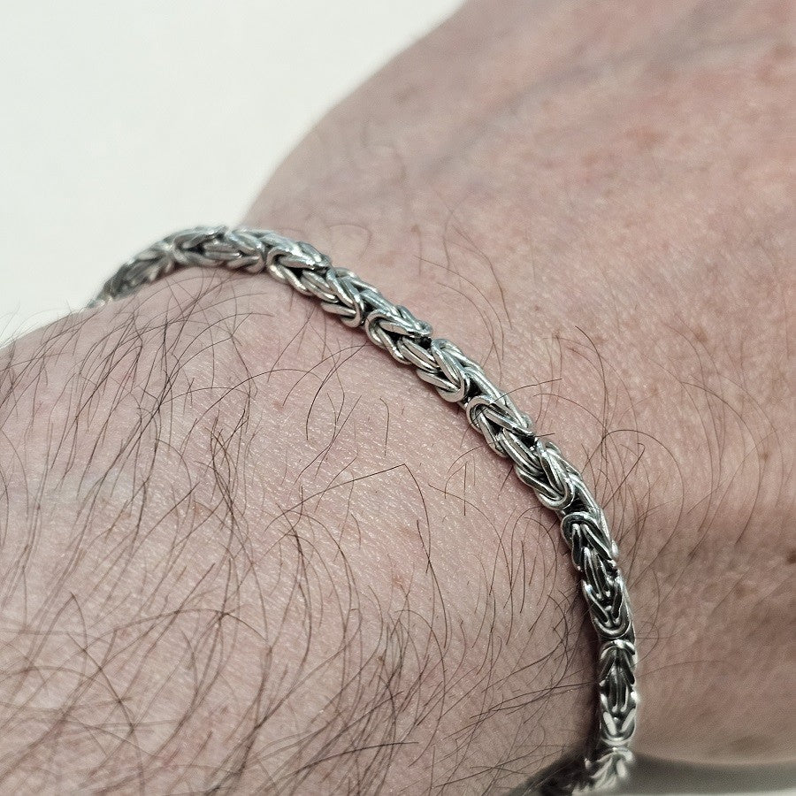 Bracciale Uomo HECTOR by MARCELLO PANE Silver - BRUR042