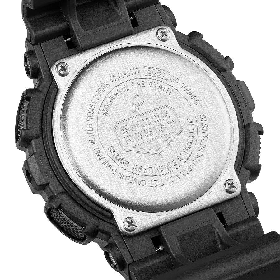 Orologio Uomo CASIO G-Shock - GA-100BEG-1AER - immagine 5