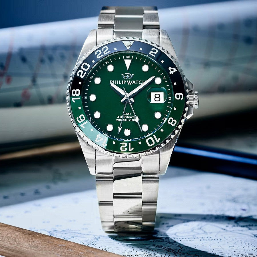 Orologio Uomo PHILIP WATCH Caribe Diving GMT - R8223597040 - Limited Edition - immagine 3