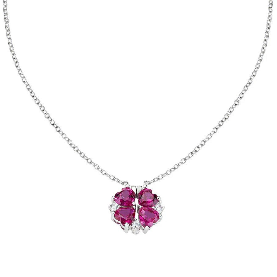 Collana Donna AMEN Quadricuore - CLPMHBR - immagine 4