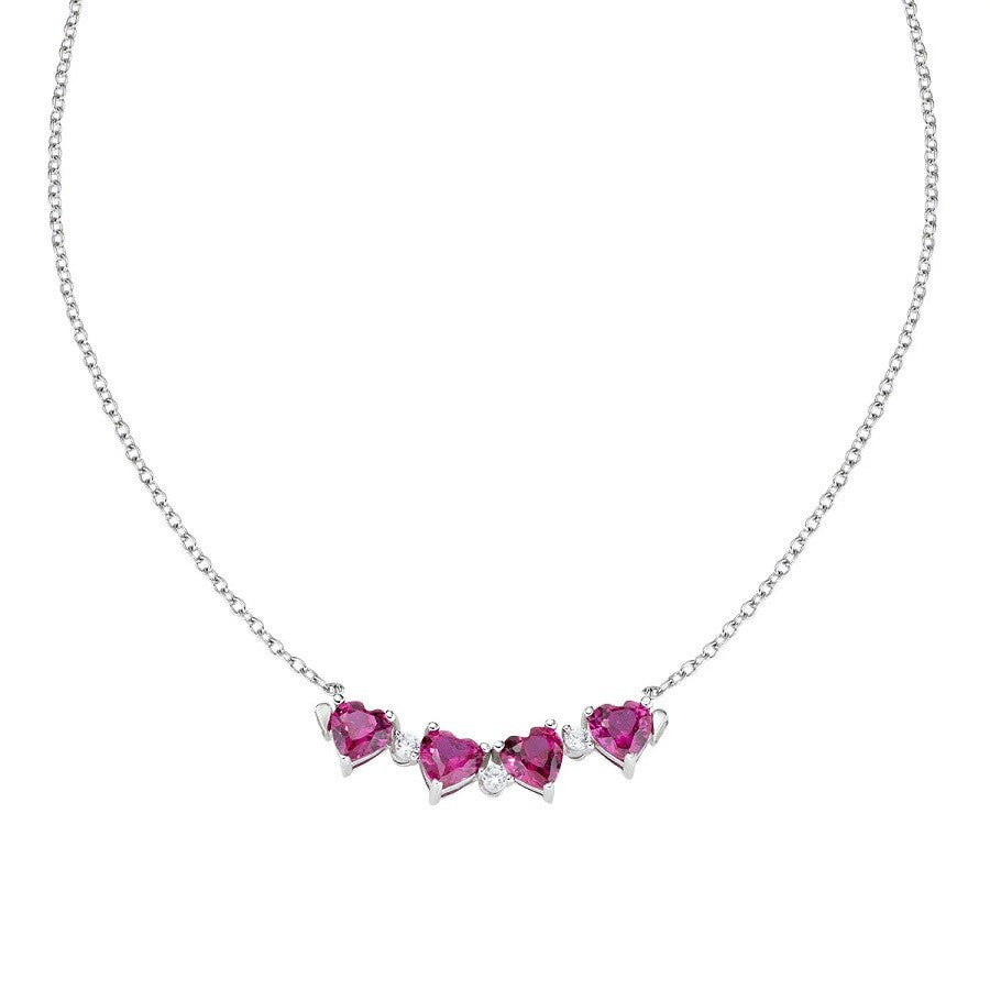 Collana Donna AMEN Quadricuore - CLPMHBR - immagine 5
