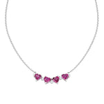 Collana Donna AMEN Quadricuore - CLPMHBR - immagine 5