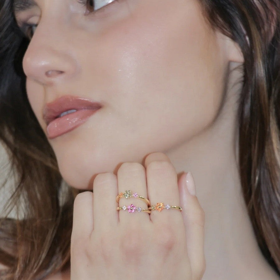 Anello Donna AMEN Fiori - ANFIMGAR3 - immagine 2