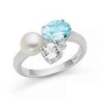 Anello Donna MILUNA Gemma del Cielo 925 - PLI1766