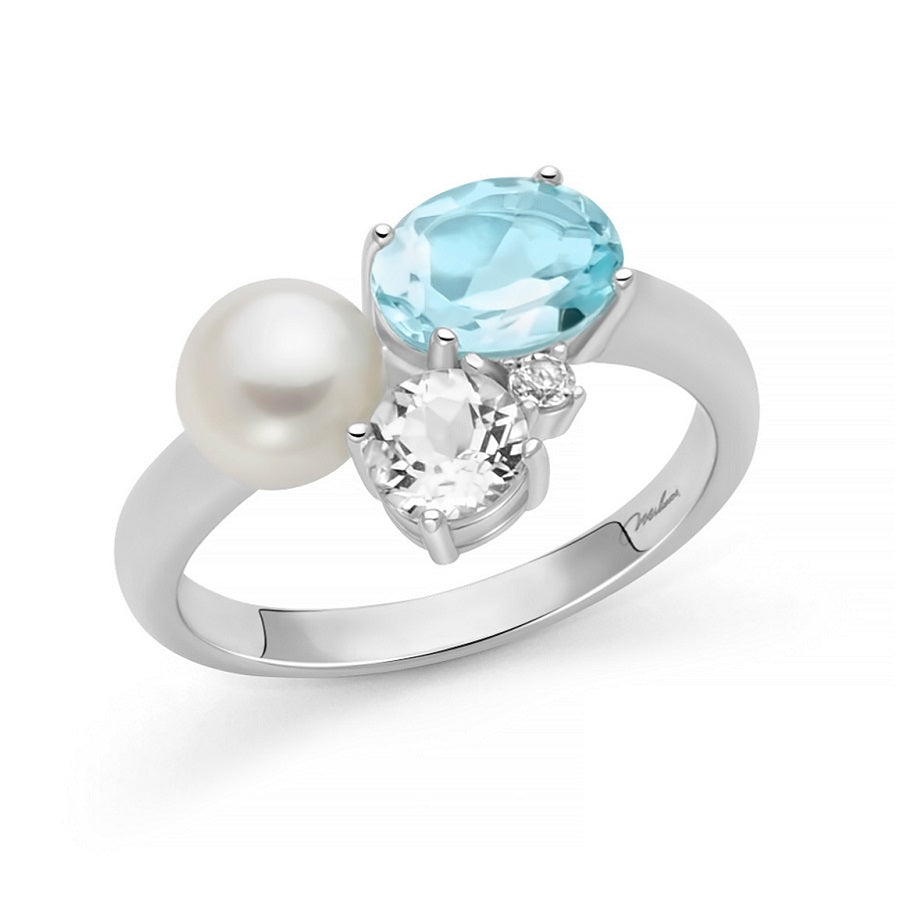 Anello Donna MILUNA Gemma del Cielo 925 - PLI1766
