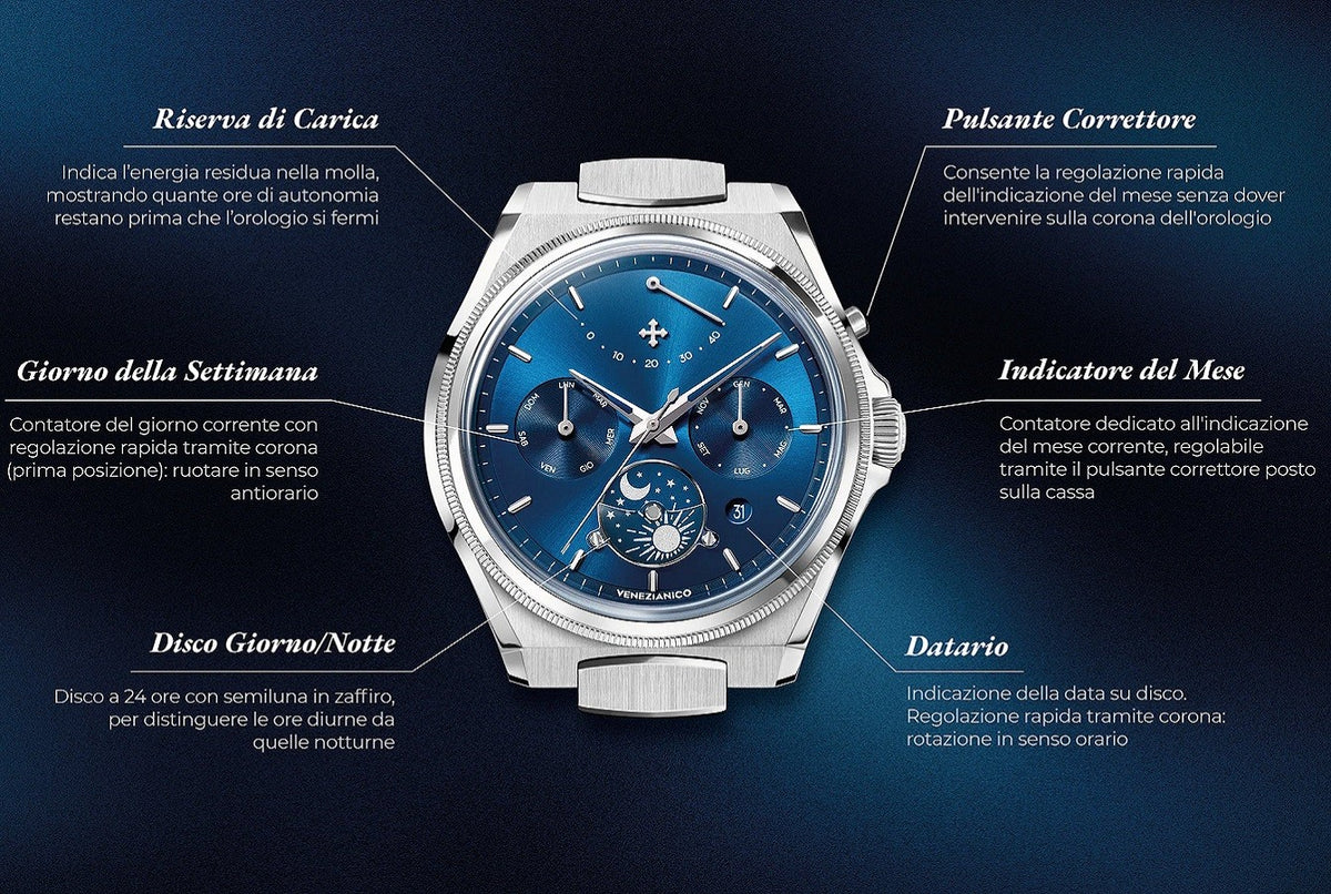 Orologio Uomo VENEZIANICO Arsenale Calendario - 6221580C - immagine 8