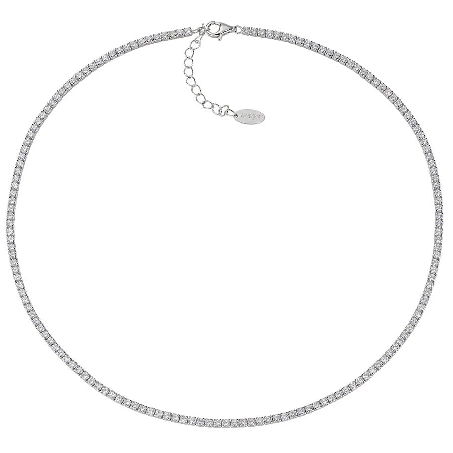 Collana Donna AMEN Tennis - CLT2BB