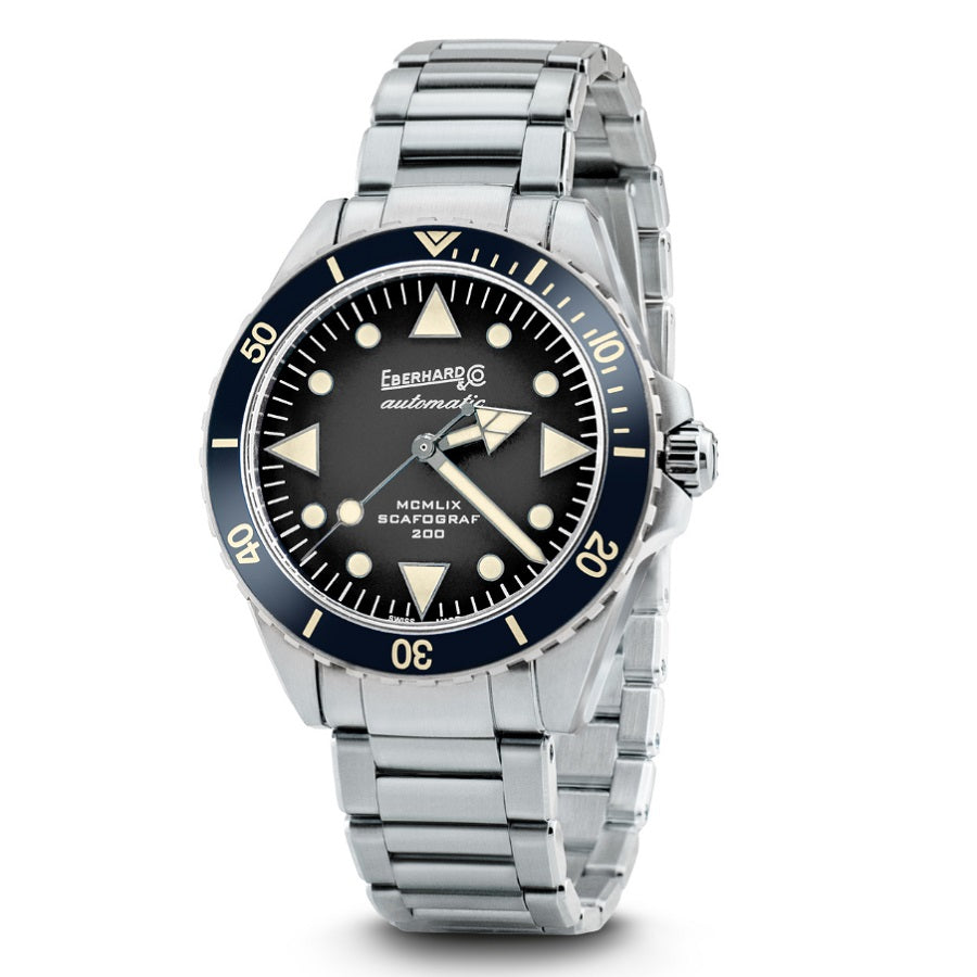 Orologio Uomo EBERHARD Scafograf 200 MCMLIX - 41047.01 CA2C/NERO