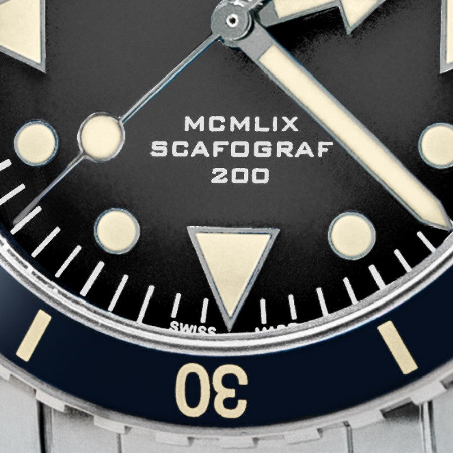 Orologio Uomo EBERHARD Scafograf 200 MCMLIX - 41047.01 CA2C/NERO - immagine 5