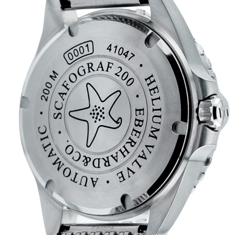 Orologio Uomo EBERHARD Scafograf 200 MCMLIX - 41047.01 CA2C/NERO - immagine 6