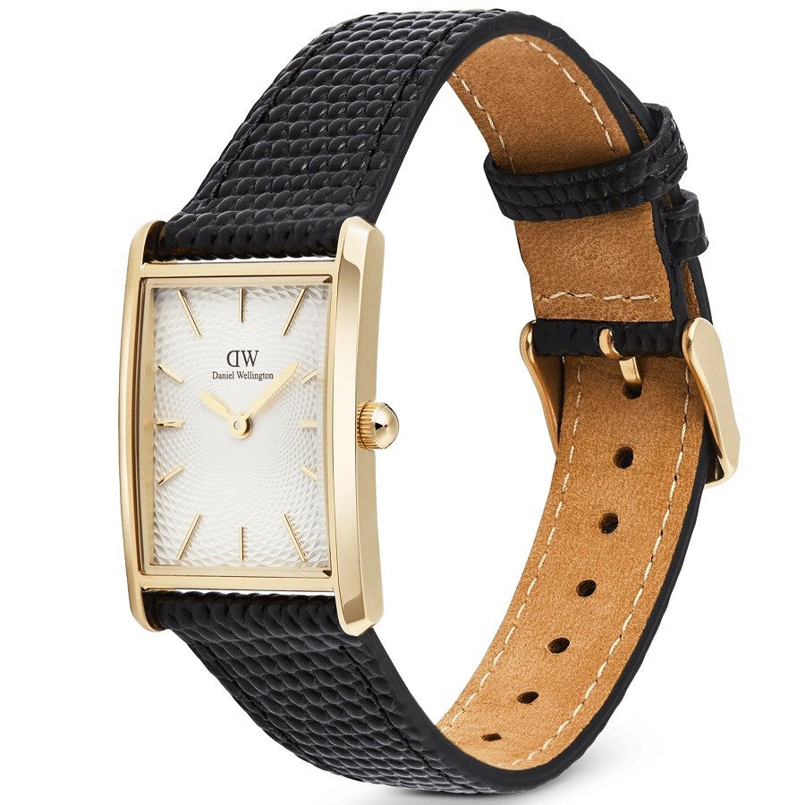 Orologio Uomo DANIEL WELLINGTON Bound Black Lizard Guilloché Gold - DW00100899 - immagine 2
